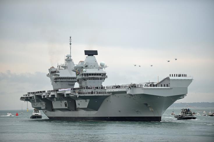 UK flagship aircraft carrier to dock at Limassol - Financial Mirror